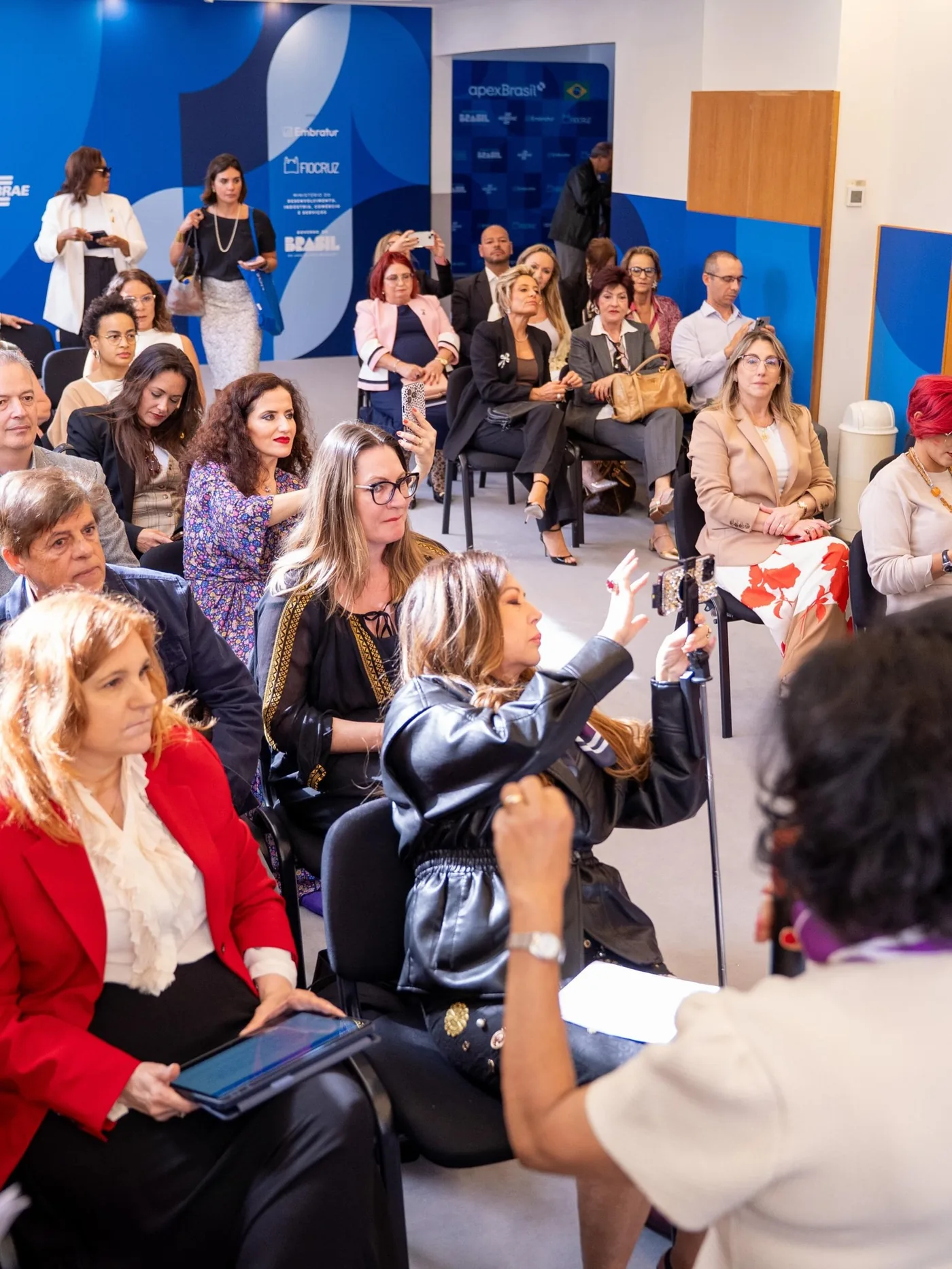 Auditório em evento oficial