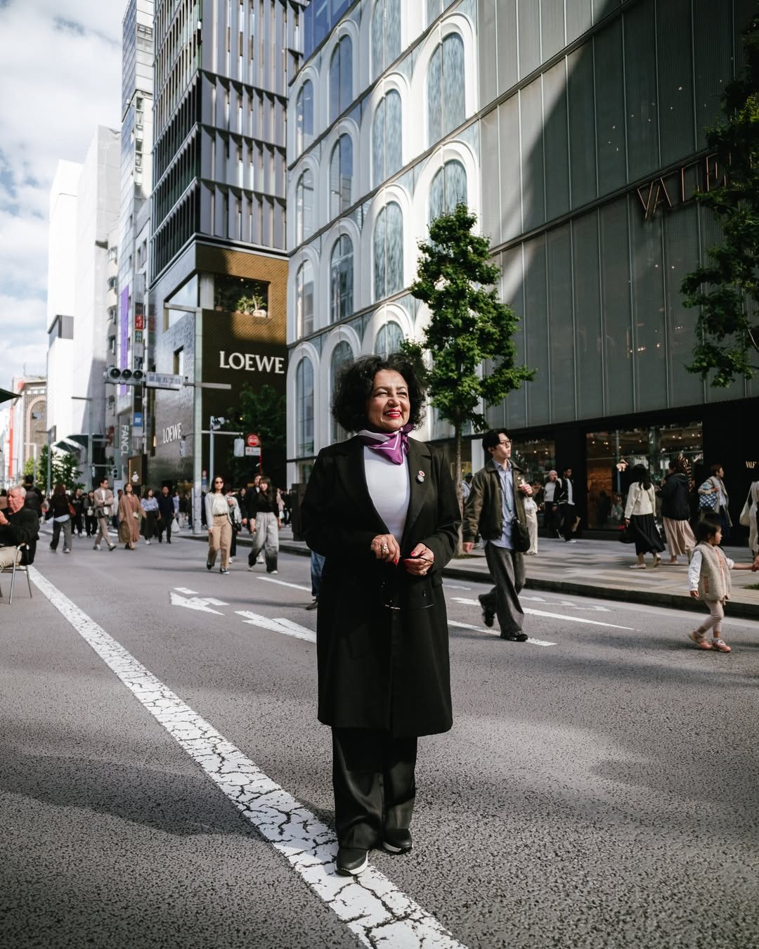 Presidente do MNLP em Ginza, Tóquio